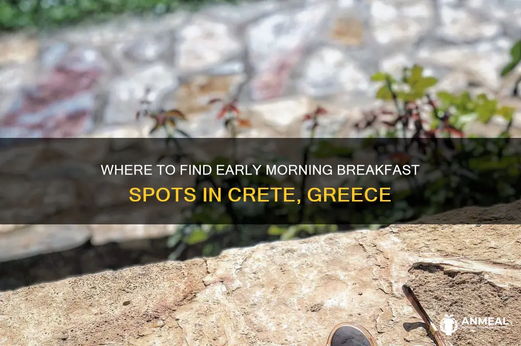 what is open in crete for breakfast