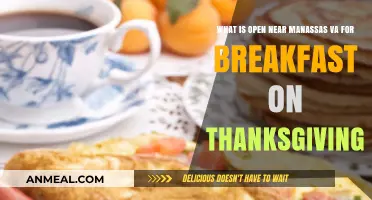 Thanksgiving Breakfast Spots Open Near Manassas, VA This Holiday
