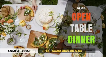 Exploring Open Table Dinner: A Community-Driven Dining Experience