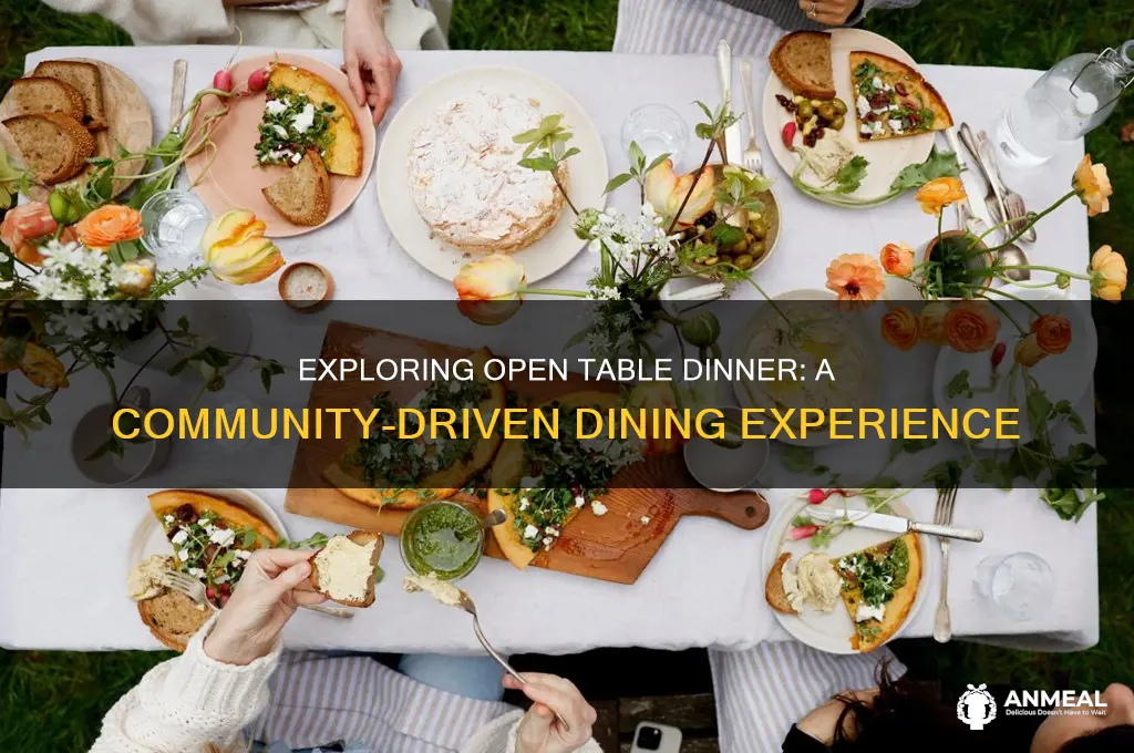 what is open table dinner