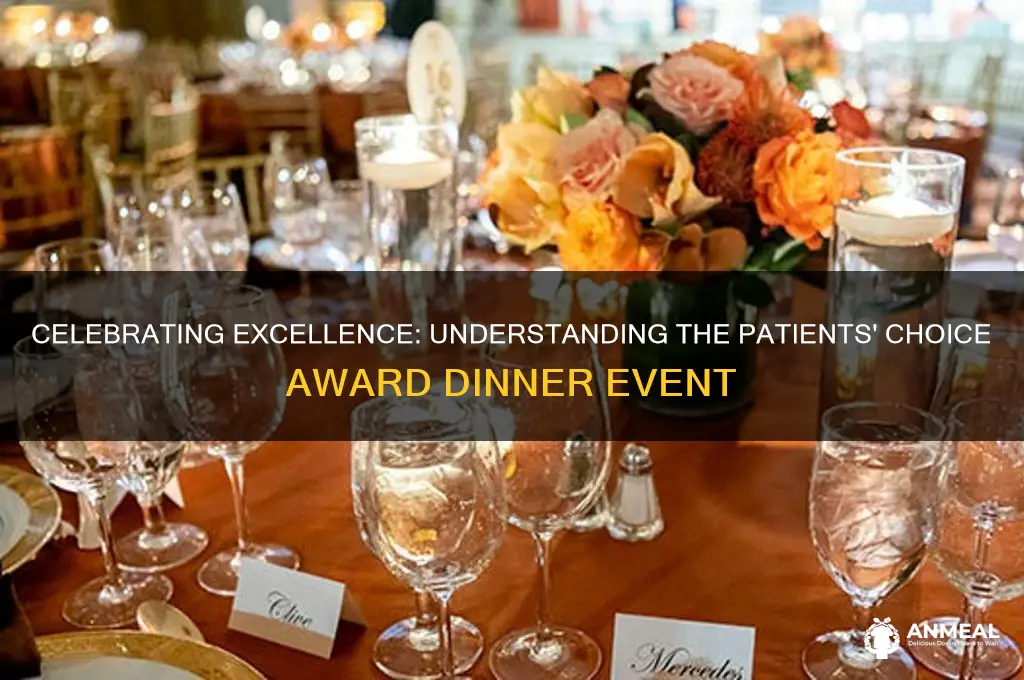 what is patients choice award dinner