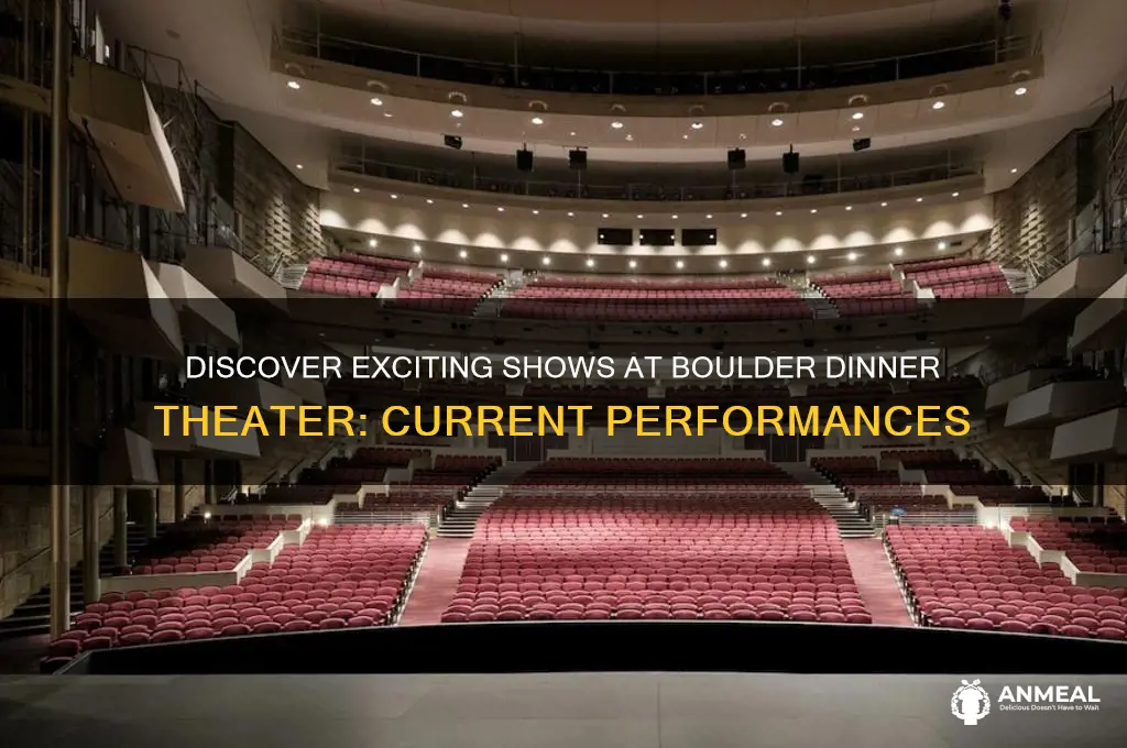 what is playing at the boulder dinner theater