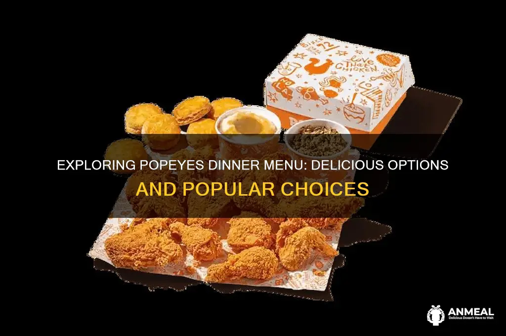 what is popeyes dinner