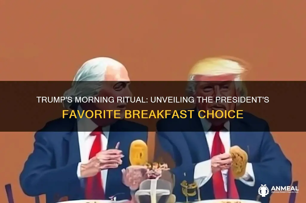 what is president trumps favorite breakfast
