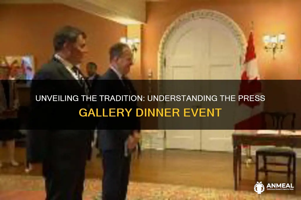 what is press gallery dinner