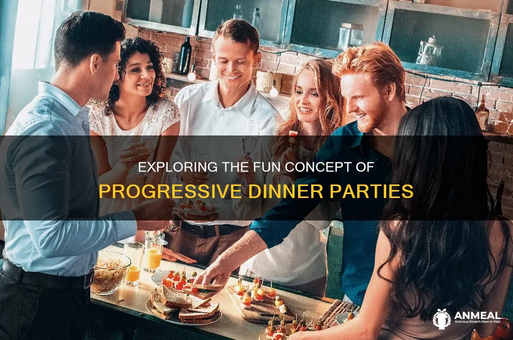 what is progressive dinner party