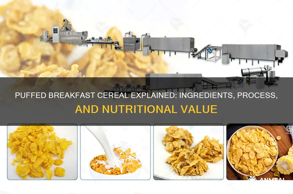 what is puffed breakfast cereal