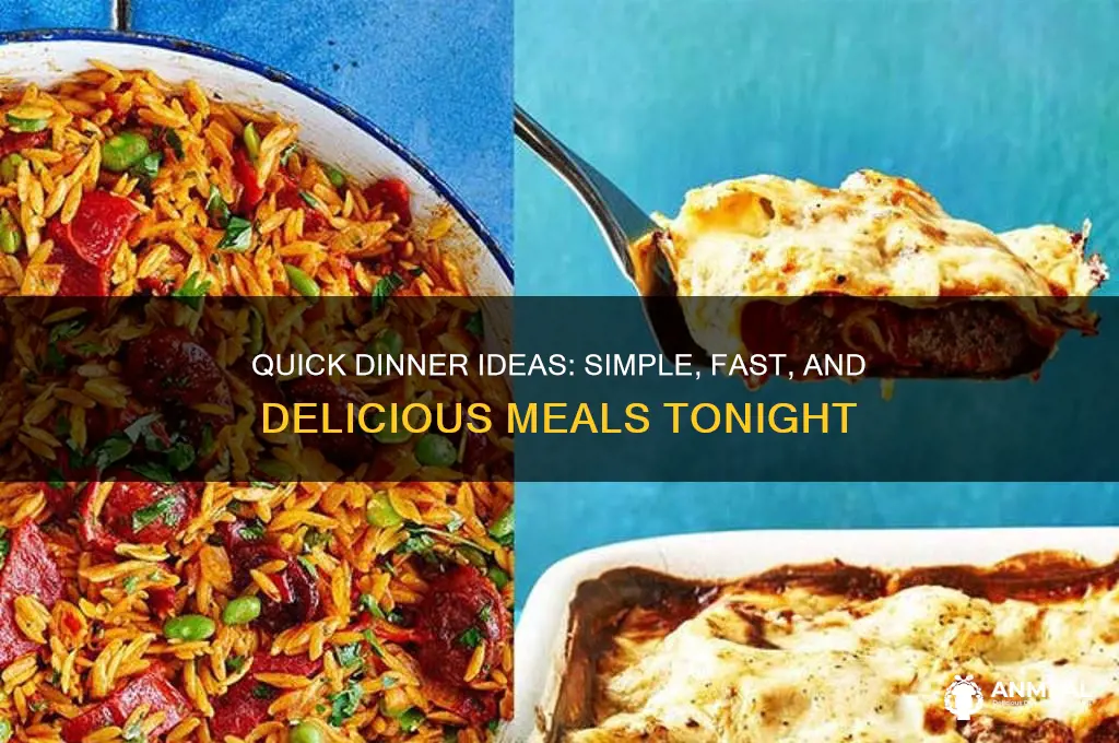 what is quick for dinner tonight