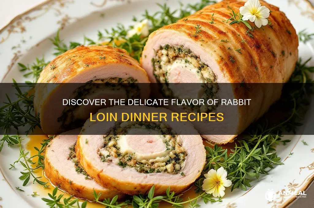 what is rabbit loin dinner