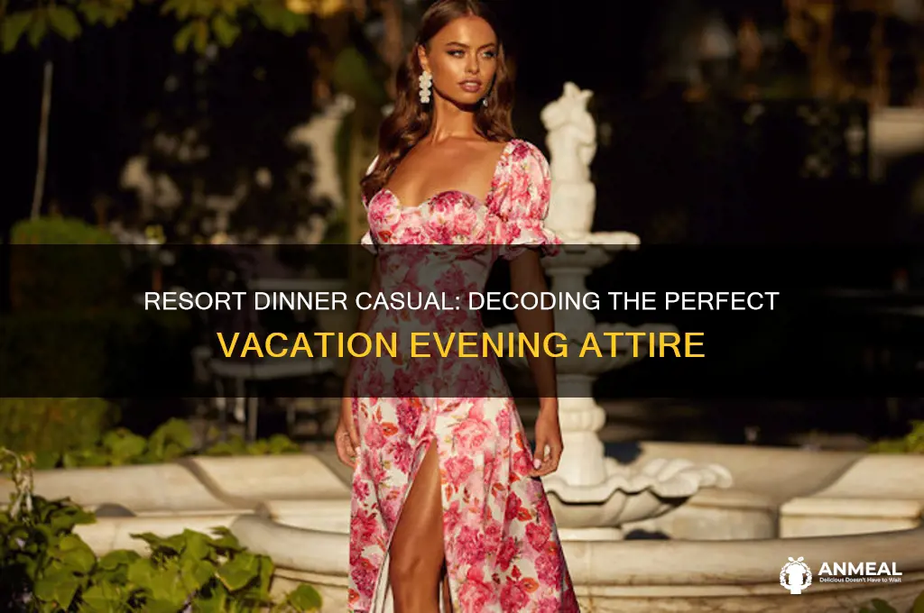what is resort dinner casual