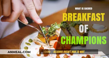 Sacred Breakfast of Champions: Unveiling the Ultimate Morning Fuel