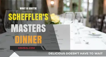Scottie Scheffler's Masters Dinner: A Champion's Menu Revealed