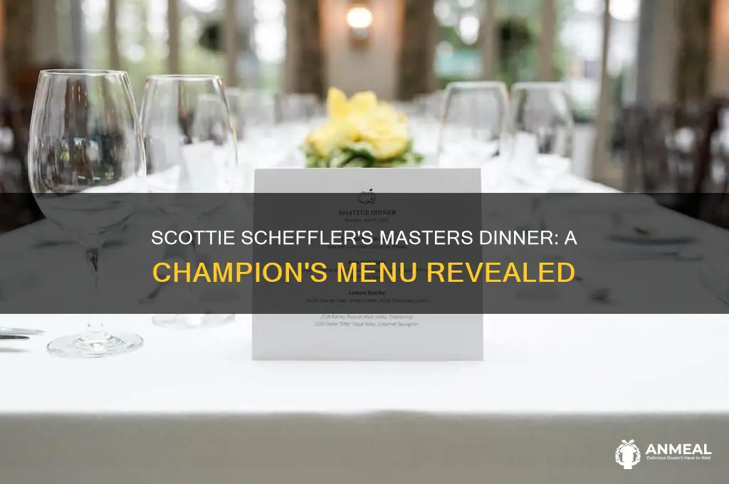 what is scottie scheffler