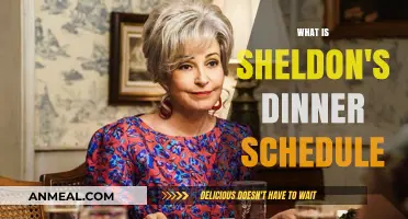 Sheldon's Dinner Schedule: A Look at His Weekly Meal Routine