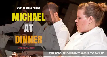 Sollo's Dinner Conversation: Unveiling the Secrets Shared with Michael