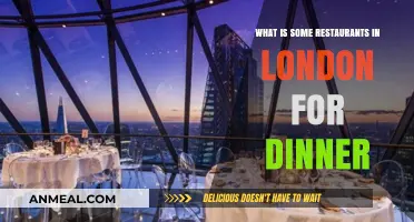 Discover London's Top Restaurants for Unforgettable Dinner Experiences Tonight