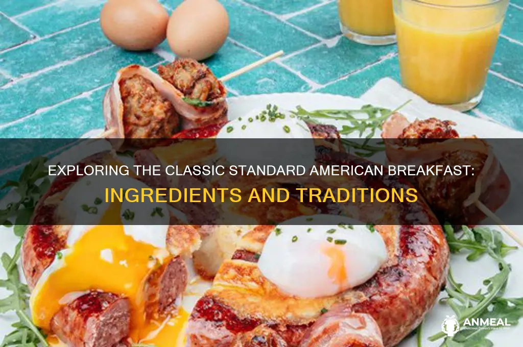 what is standard american breakfast