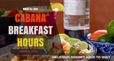 Taco Cabana Breakfast Hours: When to Enjoy Your Morning Favorites