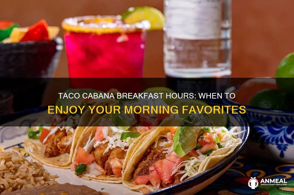 what is taco cabana breakfast hours