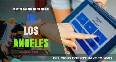 Understanding LA Dining Costs: Tax and Tip Breakdown for Your Meal
