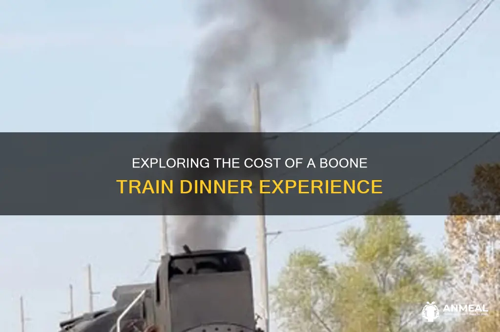 what is te cost boone train dinner