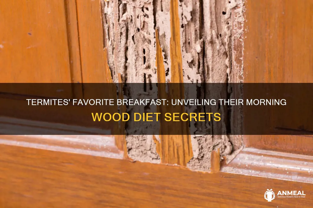 what is teremites favotite breakfast