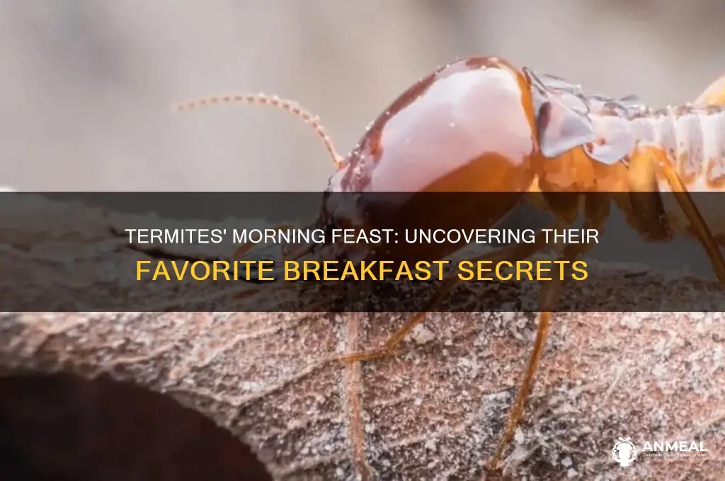 what is termites favorite breakfast