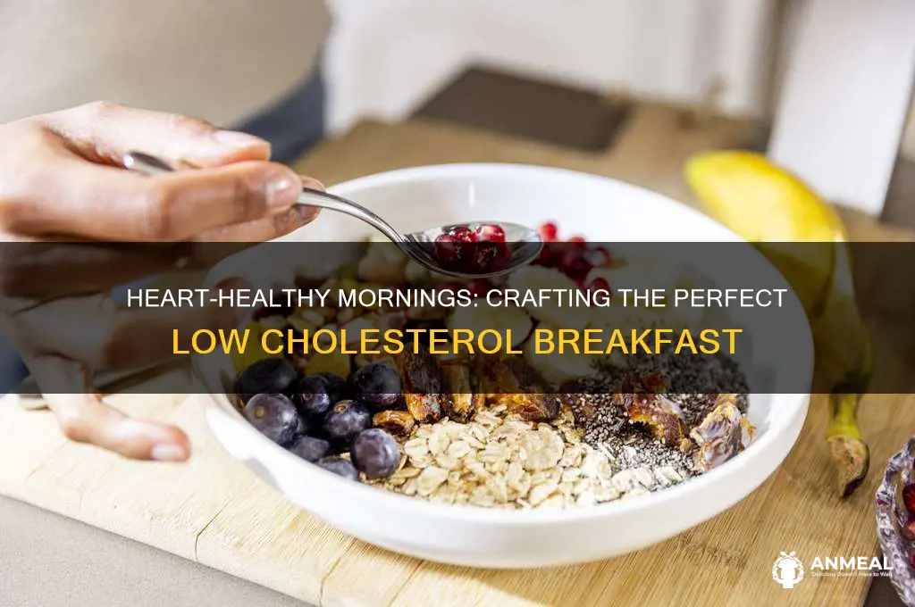 what is tge ideal low cholesterol breakfast