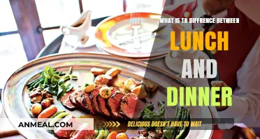 Lunch vs. Dinner: Understanding the Key Differences in Meals