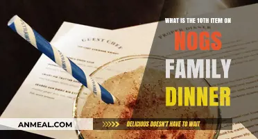 Unveiling the 10th Dish: Exploring Nog's Family Dinner Menu