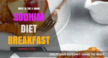 Low-Sodium Breakfast Ideas for a 2 Gram Sodium Diet