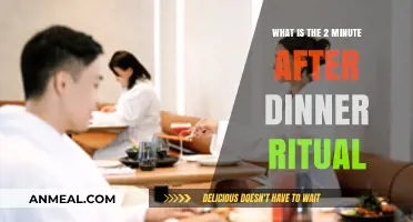Quick Post-Meal Ritual: 2-Minute After-Dinner Routine for Better Health