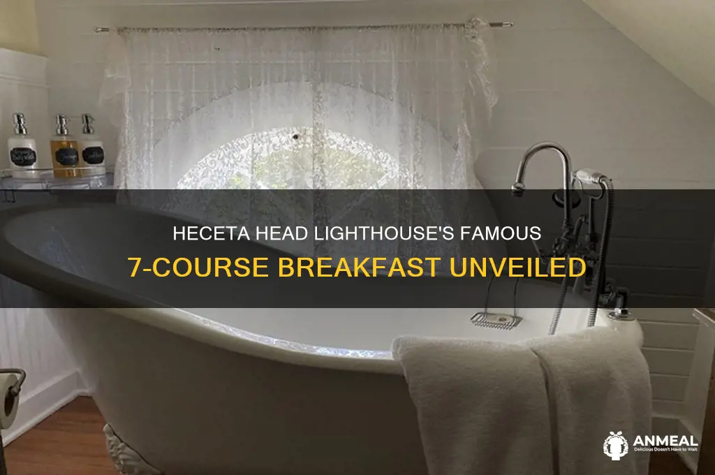 what is the 7 course breakfast at heceta head lighthouse