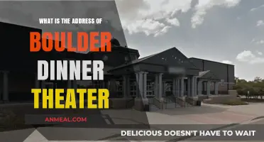 Discover Boulder Dinner Theater's Exact Location and Address Guide