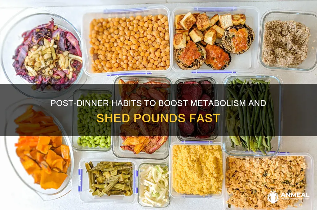 what is the after dinner ritual for losing weight