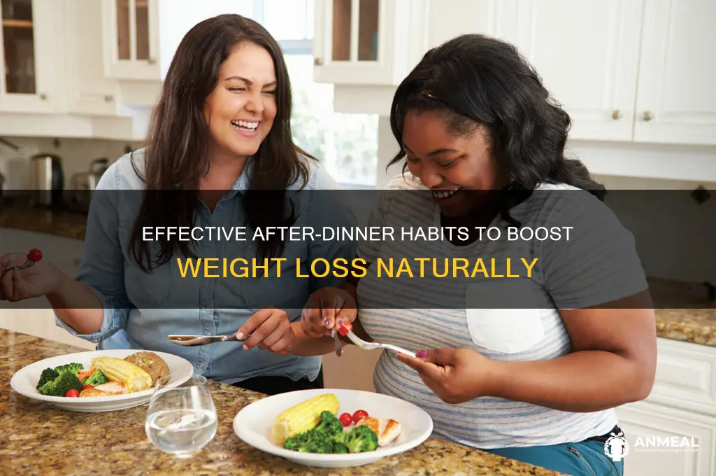 what is the after dinner routine to lose weight