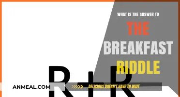 Cracking the Breakfast Riddle: Unveiling the Surprising Answer Inside