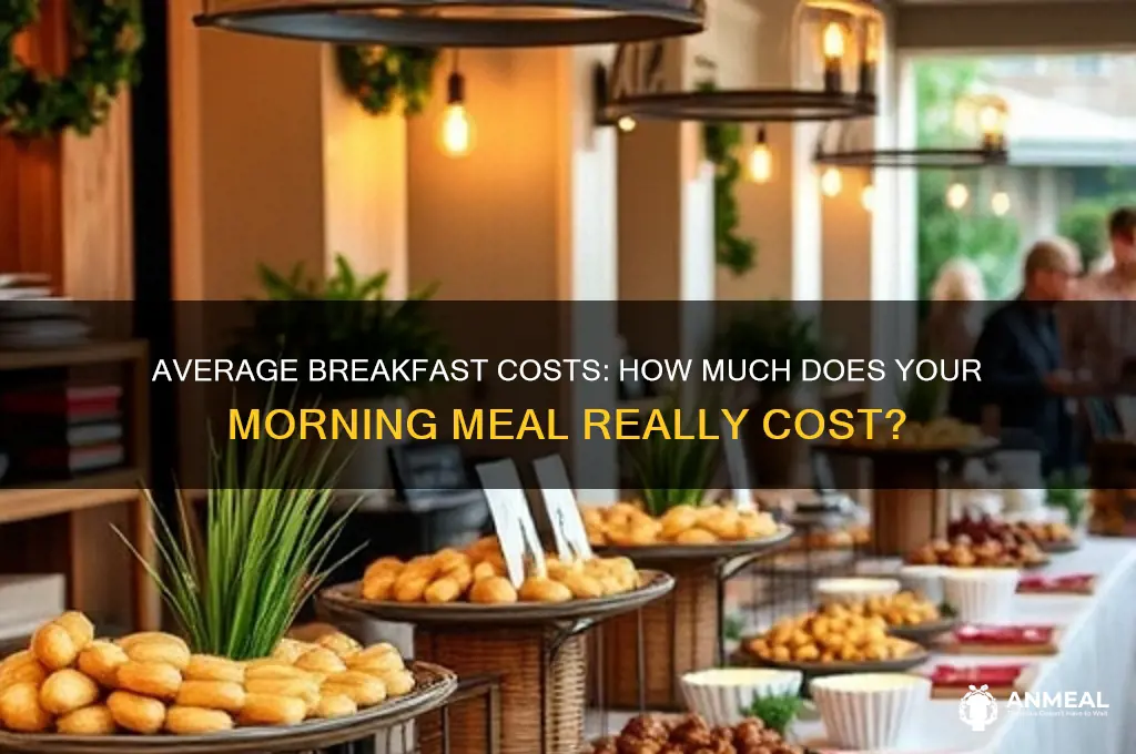 what is the average cost for breakfast