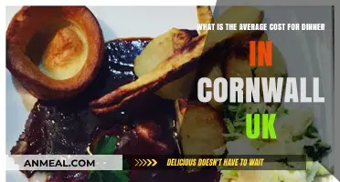 Average Dinner Costs in Cornwall, UK: What to Expect