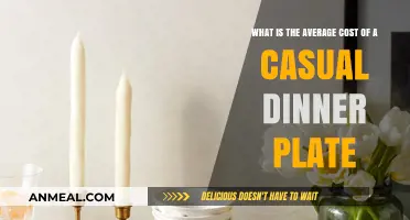 Exploring the Average Cost of a Casual Dinner Plate Today