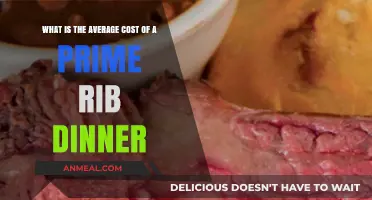 Prime Rib Dinner Costs: Average Price Guide for Diners