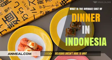 Exploring Indonesia's Dinner Costs: Average Prices for Travelers and Locals
