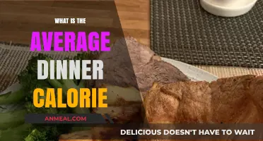 Understanding the Average Calorie Count in a Typical Dinner