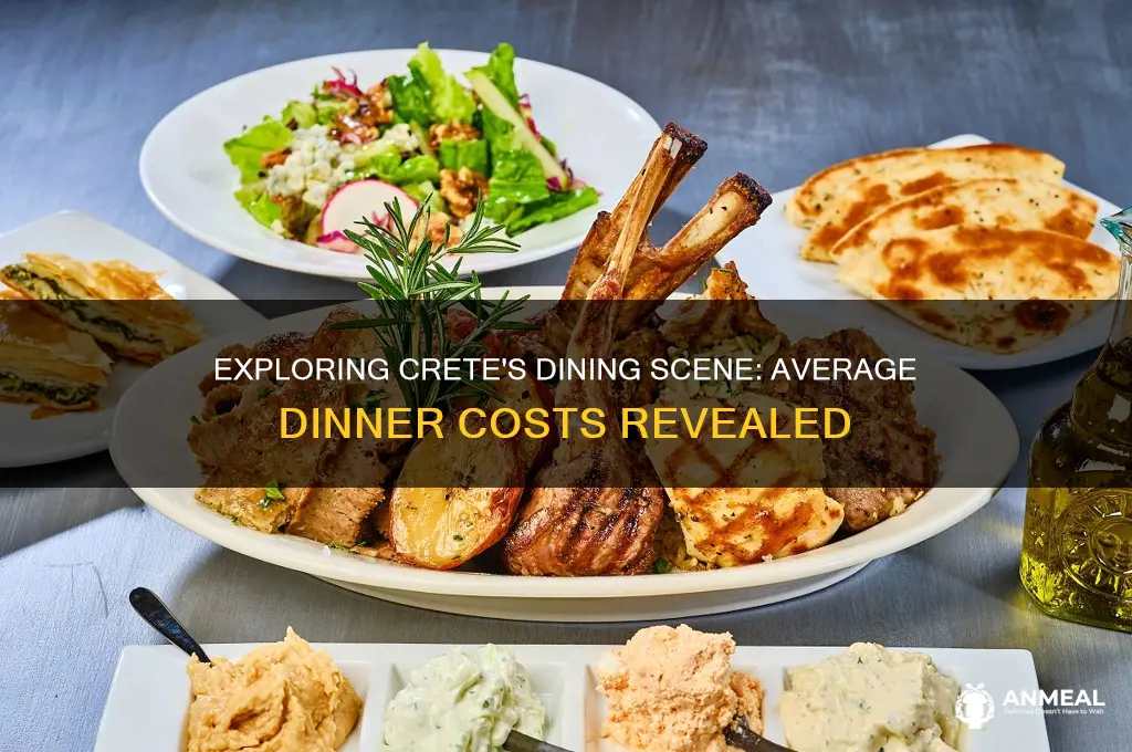 what is the average dinner price in crete