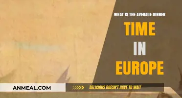 Exploring Europe's Average Dinner Time: Cultural Insights and Trends