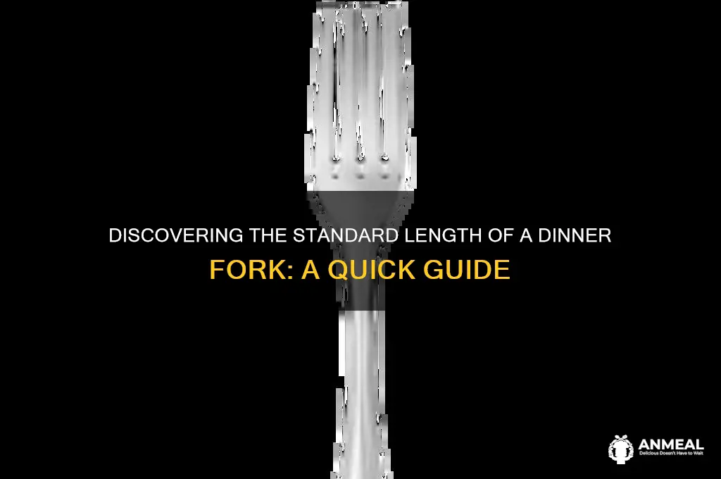 what is the average length of a dinner fork