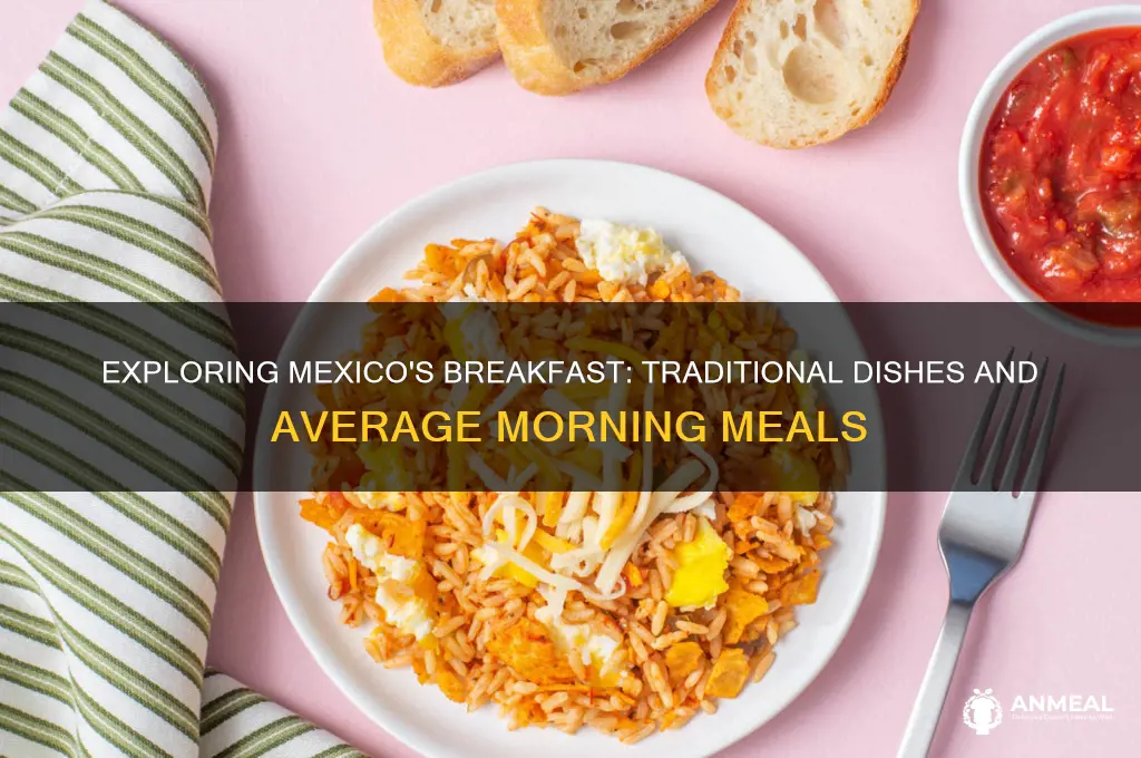 what is the average meal in mexico for breakfast
