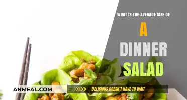 Understanding the Standard Portion Size for a Dinner Salad