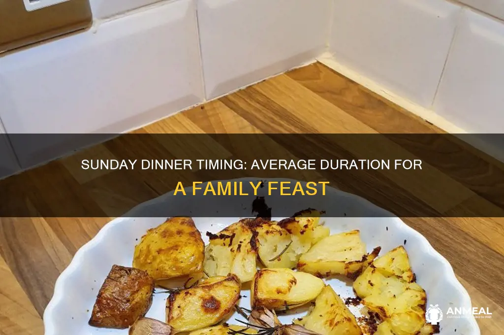 what is the average time for sunday dinner