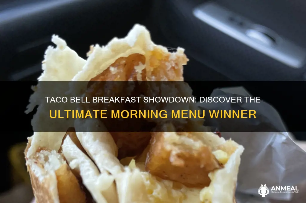 what is the best breakfast at taco bell